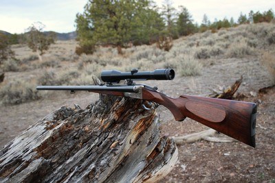 J. P. Sauer Pre-War Double Rifle plus Combination Barrels.9.3x74 x 9.3x74 and 8x57r x 12 Ga.Zeiss Scope in Claw Mounts. - Image 2 of 20