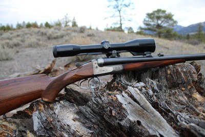J. P. Sauer Pre-War Double Rifle plus Combination Barrels.9.3x74 x 9.3x74 and 8x57r x 12 Ga.Zeiss Scope in Claw Mounts. - Image 5 of 20
