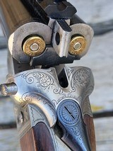 J. P. Sauer Pre-War Double Rifle plus Combination Barrels.9.3x74 x 9.3x74 and 8x57r x 12 Ga.Zeiss Scope in Claw Mounts. - Image 17 of 20