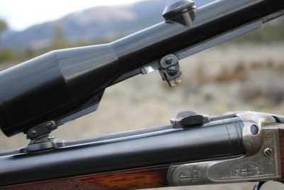 J. P. Sauer Pre-War Double Rifle plus Combination Barrels.9.3x74 x 9.3x74 and 8x57r x 12 Ga.Zeiss Scope in Claw Mounts. - Image 9 of 20