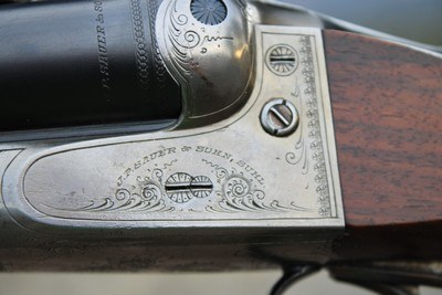 J. P. Sauer Pre-War Double Rifle plus Combination Barrels.9.3x74 x 9.3x74 and 8x57r x 12 Ga.Zeiss Scope in Claw Mounts. - Image 7 of 20