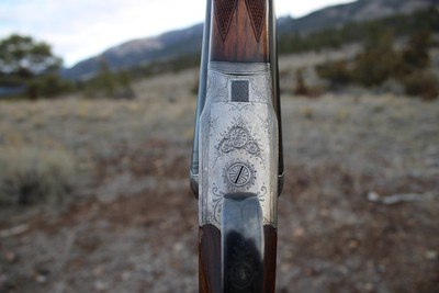 J. P. Sauer Pre-War Double Rifle plus Combination Barrels.9.3x74 x 9.3x74 and 8x57r x 12 Ga.Zeiss Scope in Claw Mounts. - Image 8 of 20