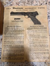 COLT WOODSMAN MATCH TARGET (2ND SERIES) W/ BOX - 11 of 15