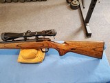 Browning A Bolt 22cal. with rare laminated stock with Redfield 3X-9X Tracker Scope. - 5 of 13