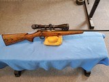 Browning A Bolt 22cal. with rare laminated stock with Redfield 3X-9X Tracker Scope. - 2 of 13