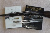 James Purdey 28 BORE (.577 Snider early case) underlever hammer double rifle cased with all accessories made 1867 - 2 of 15