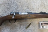 .425 Westley Richards built on 1909 Mauser, Sterling Davenport did all metal work, never fired - 1 of 15
