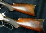 Consecutive pair of Winchester 1886 Deluxe Rifles - 4 of 15