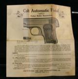 Colt Model 1908 Automatic Pistol - 10 of 12