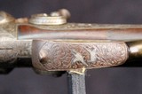 German Double Barrel Engraved Shotgun - 7 of 15