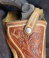 Mexican Style Holster for 4 1/2 inch Colt or S&W DA - 2 of 4