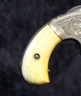 Marlin XXX Standard 1872 Pocket Revolver Engraved - 9 of 15