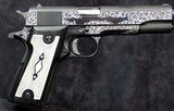 Colt 1911 .38 Super Engraved by Denice Tharion - 1 of 15