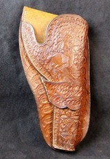 Cowboy Embossed Single Loop Holster - 1 of 8
