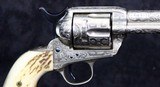 Case Pair of Matching Colt SAAs Cased & Engraved by David Wade Harris - 5 of 15