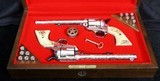 Case Pair of Matching Colt SAAs Cased & Engraved by David Wade Harris - 1 of 15