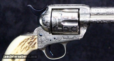 Case Pair of Matching Colt SAAs Cased & Engraved by David Wade Harris - Image 5 of 15