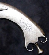 Scotish Ram's Horn Flint Pistol - 9 of 15