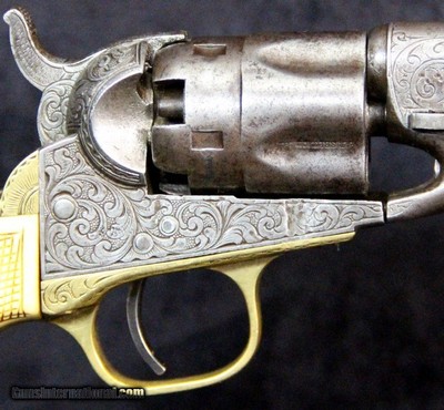 Engraved Colt 1862 Police - Image 8 of 15