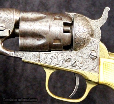 Engraved Colt 1862 Police - Image 4 of 15