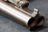 Flint Lock Double Barrel Coach Gun with Snap Bayonet Marked "Bailey" - 15 of 15