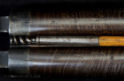 Flint Lock Double Barrel Coach Gun with Snap Bayonet Marked "Bailey" - Image 14 of 15