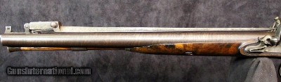 Flint Lock Double Barrel Coach Gun with Snap Bayonet Marked "Bailey" - Image 6 of 15