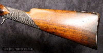 Flint Lock Double Barrel Coach Gun with Snap Bayonet Marked "Bailey" - Image 9 of 15