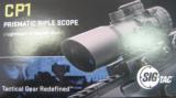SIGTAC CP1 prismatic rifle scope - 1 of 4