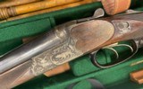 German Drilling Rifle (16x16x9.72R) w/ Extensive Engraving - 3 of 9