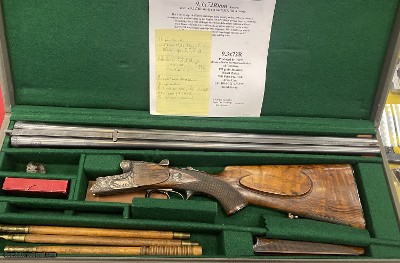 German Drilling Rifle (16x16x9.72R) w/ Extensive Engraving