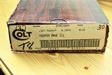 Colt Trooper Mark III, .357 Magnum, 8 inch, blue, box, papers, exc - 13 of 15