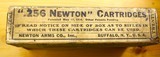 Newton Arms Co. full box of original 256 Newton cartridges, no cracked necks - 3 of 9