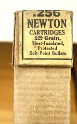 Newton Arms Co. full box of original 256 Newton cartridges, no cracked necks - 4 of 9