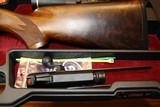 Blaser left hand Model 93 cased 2 barrel set 7mm-08 22-250 Leupold 3.5x10x40 - 5 of 11