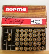 Norma Ammunition 44 Auto Mag AutoMag 35 rounds 240 gain