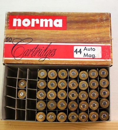 Norma Ammunition 44 Auto Mag AutoMag 35 rounds 240 gain