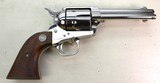 Colt SAA nickel wood grips 44-40 4 3/4 3rd gen VG+