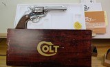 Colt SAA nickel wood grips 44-40 4 3/4 3rd gen VG+ - 7 of 7