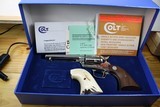 Colt SAA 44-40 Nickel 4 3/4 VG+ Wood grips box/papers 3rd Gen - 7 of 8