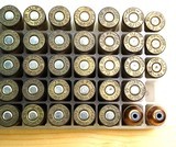 44 Auto Mag Automag caliber ammo 46 rounds 3 brass Original Plastic Box - 3 of 4