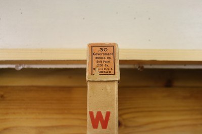 Winchester vintage ammo 30-06 30 Gov't Model 06 Full label date 1925 172 gr - Image 4 of 6