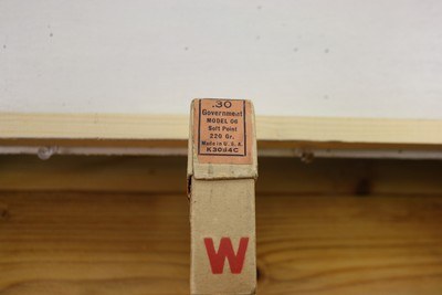 Winchester vintage ammo 30-06 30 Gov't Model 06 Full label date 1925 172 gr - Image 3 of 6