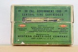 Western Cartridge Co. vintage 30-06 30 cal Gov't 19 rounds 150gr Open Point Exp