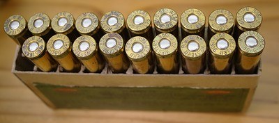 Western Cartridge Co. vintage 30-06 30 cal Gov't 19 rounds 150gr Open Point Exp - Image 8 of 8