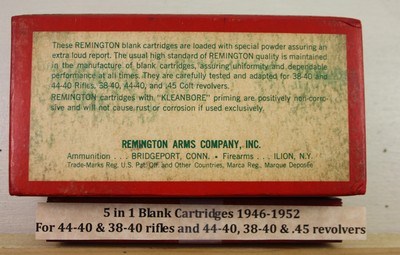 Remington 5 in 1 Blank Movie ammo full box VG+ - Image 3 of 8