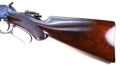 Winchester 1894 Deluxe Rifle 1898 letter oct barrel half mag 30WCF pistol grip checkered - Image 7 of 15
