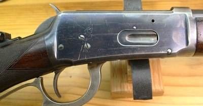 Winchester 1894 Deluxe Rifle 1898 letter oct barrel half mag 30WCF pistol grip checkered - Image 13 of 15