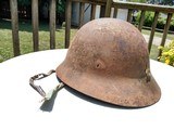Japanese WWII Helmet with Straps - 2 of 4