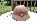 Japanese WWII Helmet with Straps - 1 of 4